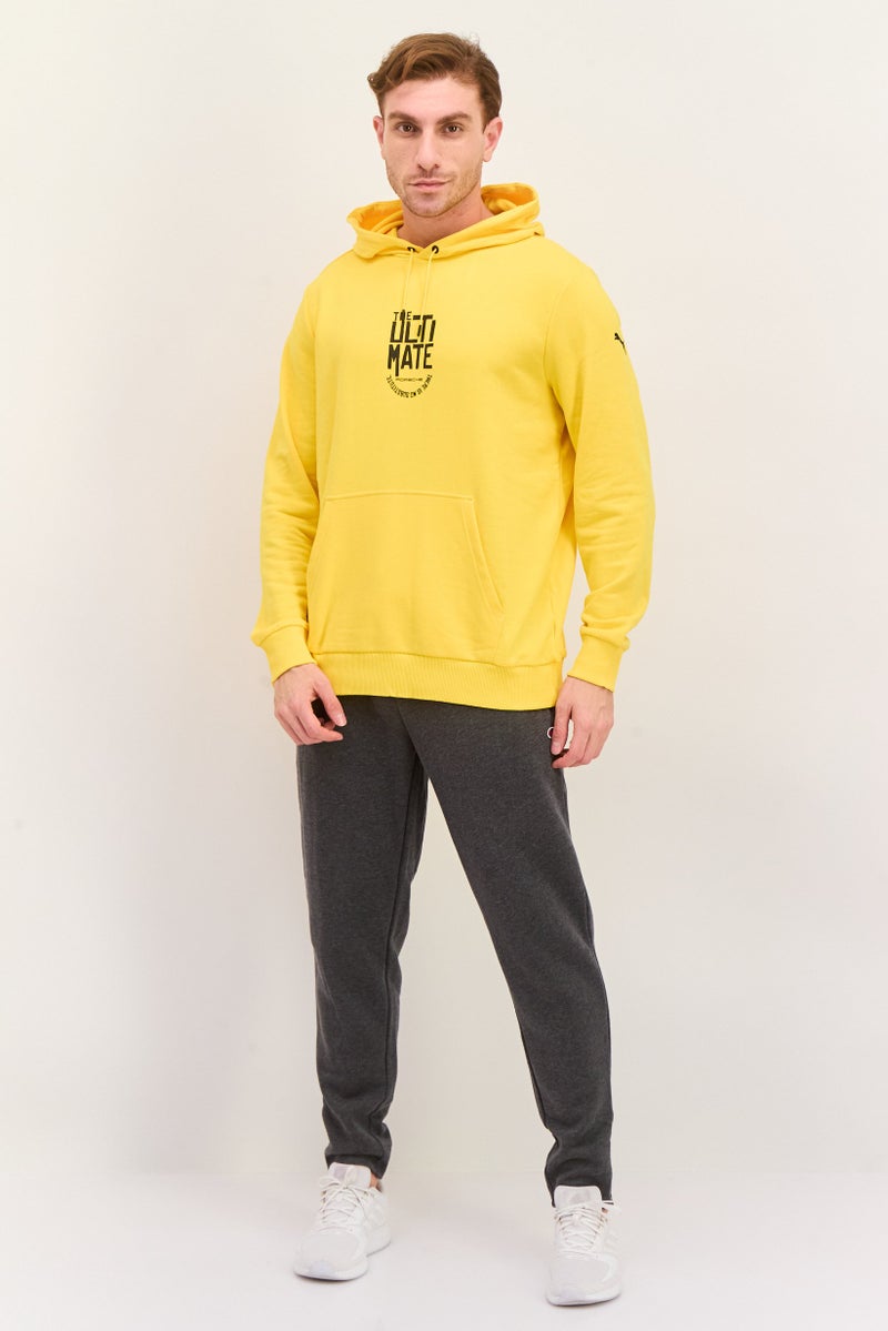 PUMA Puma x Porsche Design Men Sportswear Fit Long Sleeves Outdoor Sweatshirt, Yellow  - Image 4