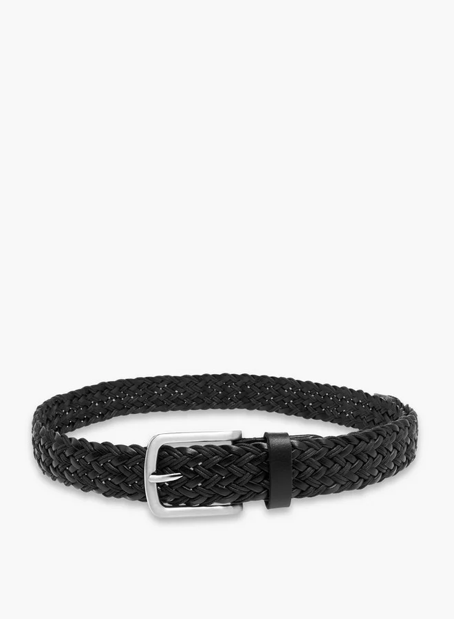 Lee Cooper Braided Belt with Pin Buckle Closure