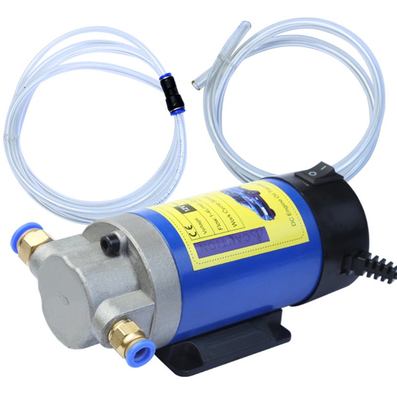 12V Electric Oil Transfer Pump - Compact Portable High Efficiency Fuel Transfer Pump for Car Motorcycle Boat Maintenance - Image 5