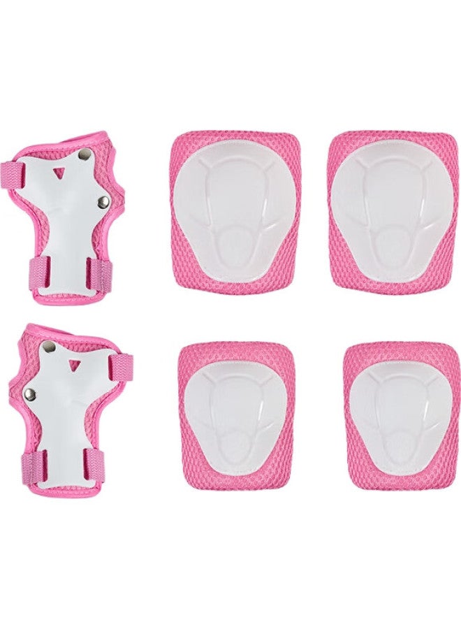 JD.com Jd Kids' Skating Protective Gear Set, Pink - Image 1