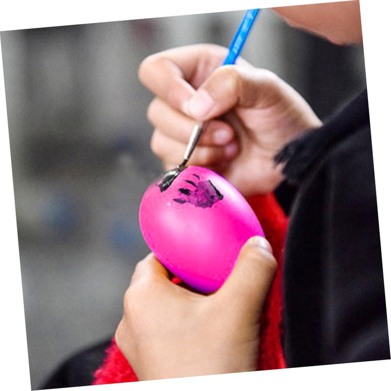 DIY Graffiti Easter Eggs Open Design 24 Pieces For Party Home Decor Photography Props - Image 3