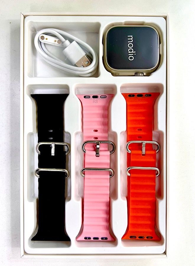 Modio 4G Ultra SIM 2.2 Inch HD Display Smart Watch (Black) - Image 5