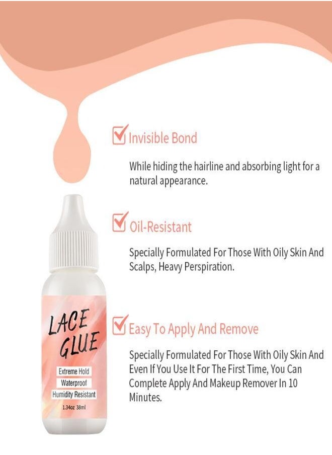 Gasin Professional wig attachment kit: 30ml wig glue + 38ml wig glue remover, creating a long-lasting attachment and easy removal experience  - Image 4