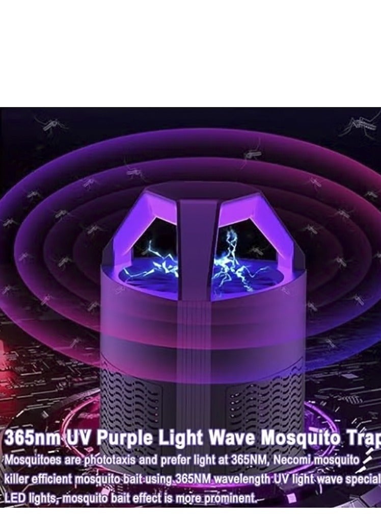 Bluejw Electric Mosquito Killer, Electric Bug Zapper,  USB Powered UV LED Light for Bedroom, Living Room, Kitchen, Office（Black） - Image 3