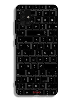 Samsung Galaxy A51 5G Protective Case Cover Random Keyboard Keys Pattern