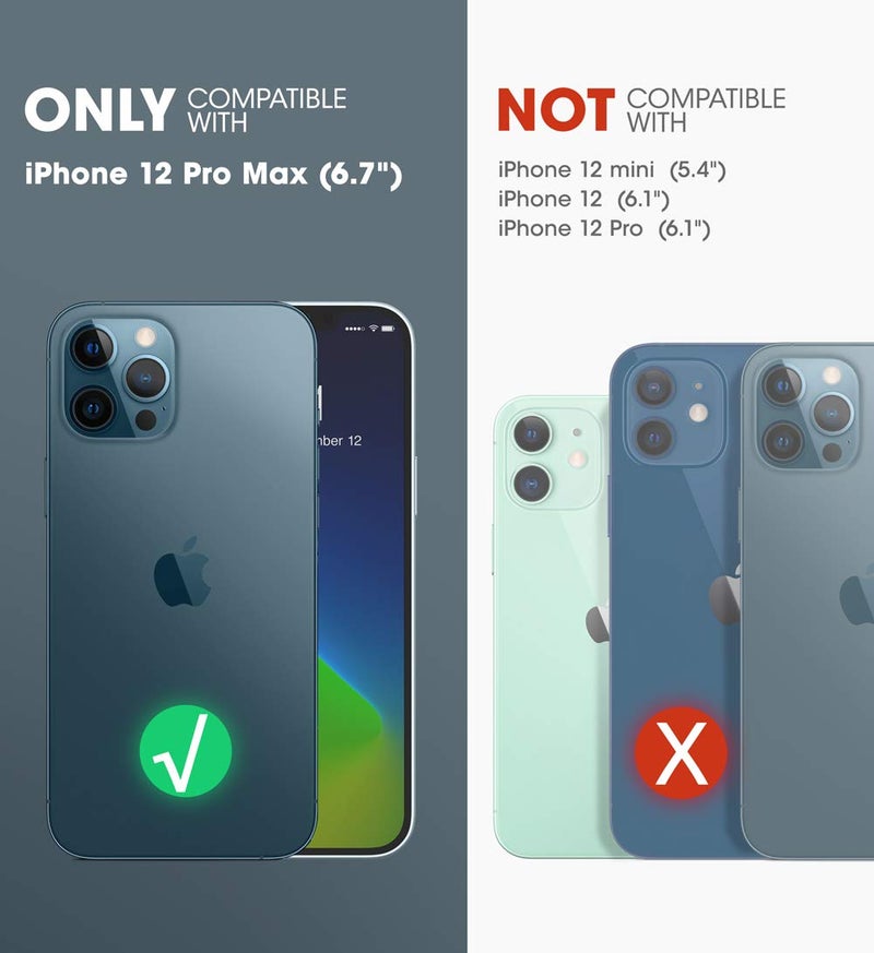 SUPCASE Unicorn Beetle EXO Series Case for iPhone 12 Pro Max (2020 Release) 6.7 Inch, Premium Hybrid Protective Clear Bumper Case(Aqua) - Image 2