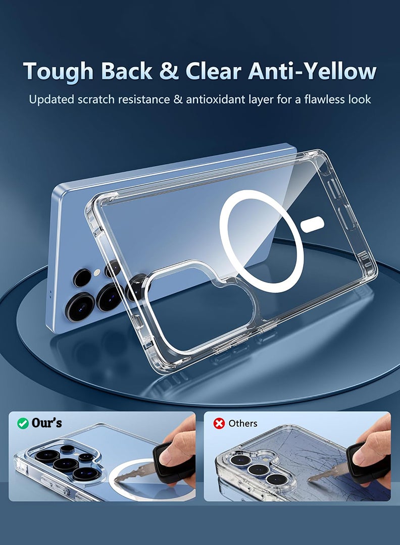 Theodor Magnetic Case for Samsung Galaxy S25 Ultra 6.9-inch Compatible with MagSafe Wireless Charging, Shockproof Phone Bumper Cover Dubai Skyline - Image 2