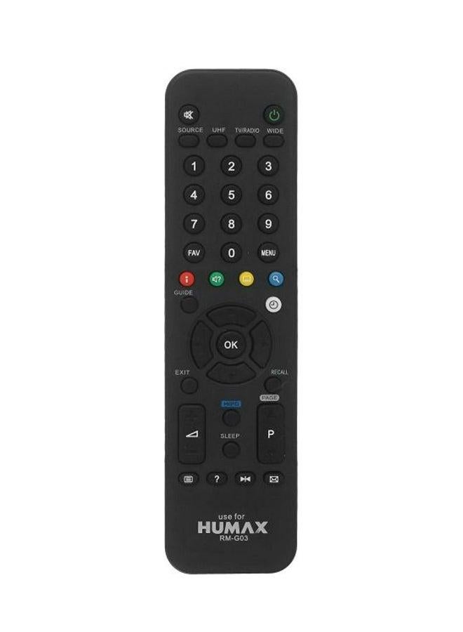 Humax HD Receiver Remote Control For TV Black