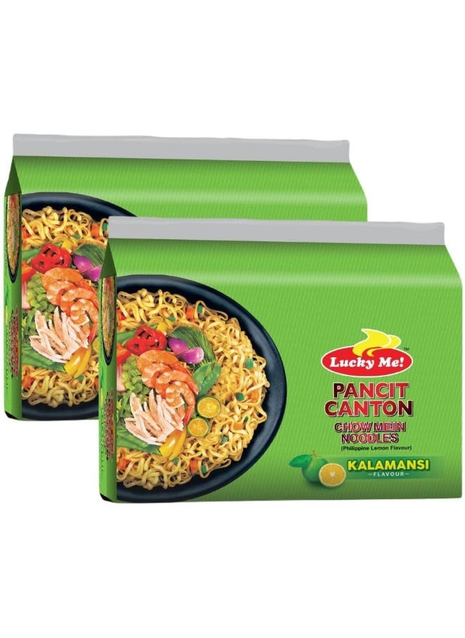 Lucky Me - Lucky Me! Me Pancit Canton Kalamansi Noodles 60g Pack of 12 - Image 1