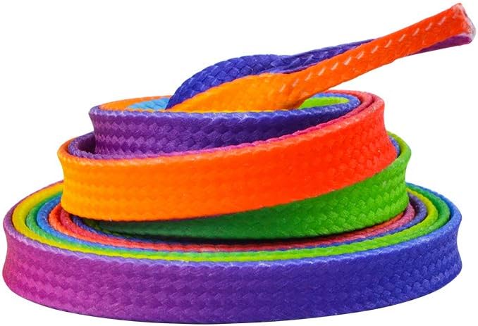 Bont Skates Waxed Laces - 6mm & 8mm - 47" 71" 79" 96" 108" - Rainbow Hunt - Image 2
