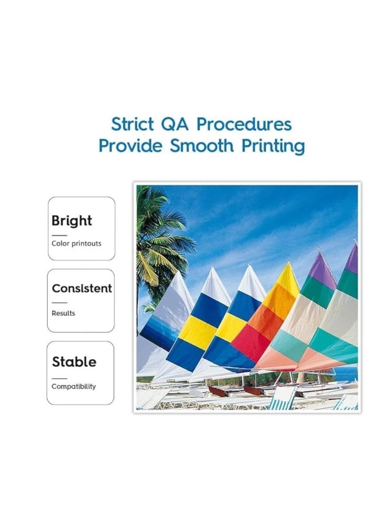 GI-41 ink set 4-Pack (PigmentBlack Cyan Magenta Yellow) GI 41 Compatible for CANON PIXMA G1420/G2420/G2460/G3420/G3460