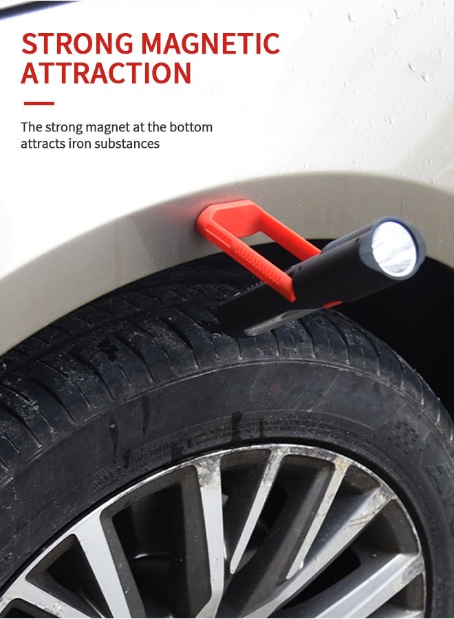 GROIC USB Rechargeable COB LED Work Light, Magnetic Portable LED Work Lamp, 230 Lumen Handheld Camping Light Emergency Flash Light for Workshop,Camping,Hiking and Emergency - Image 4