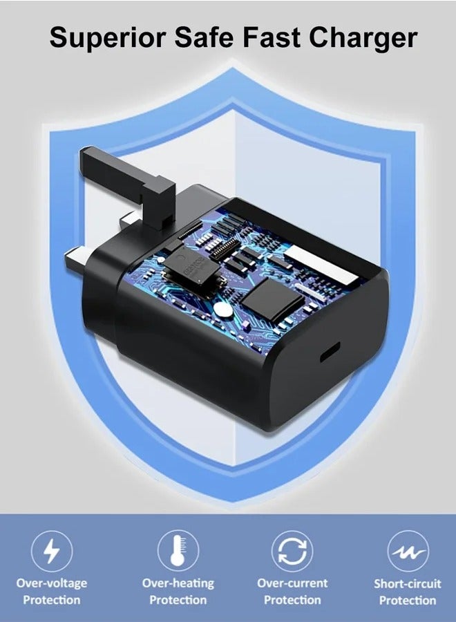 45W USB C Super Fast Charging Charger - Compatible with S24 S23 S22 S21 S20 Ultra, S24+ S23+ S22+ S21+, A53, A15, A 55, A54 - Type C Power Adapter - Image 5