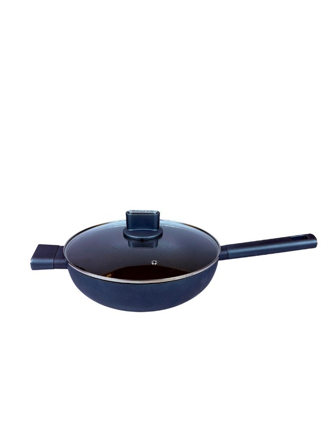 سالتر مقلاة Salter مع غطاء زجاجي – مقاس 28 سم - Image 1