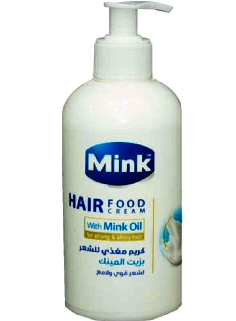 منك كريم مغذى للشعر بزيت المينك 350مل - Image 1