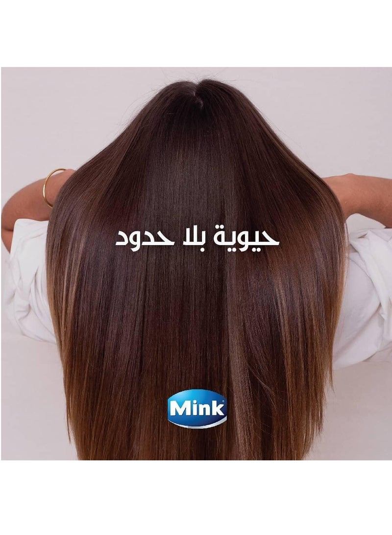 منك كريم مغذى للشعر بزيت المينك 350مل - Image 2