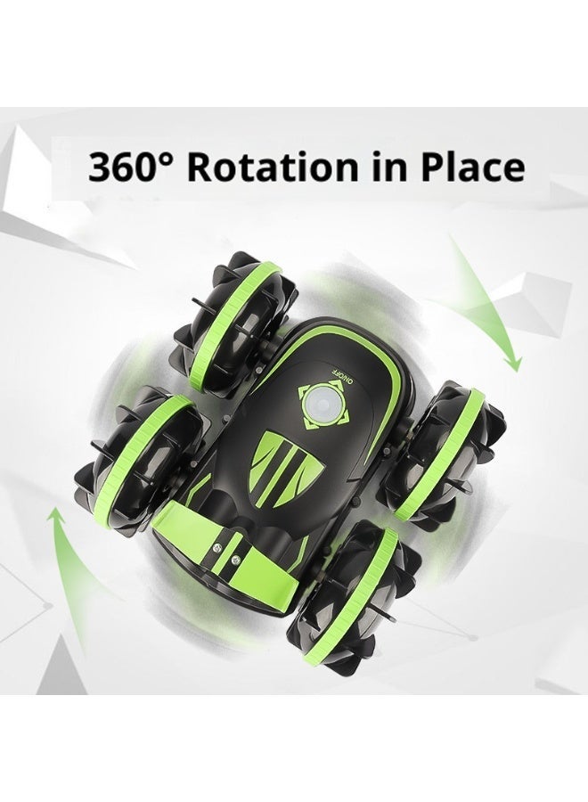 Y&D Amphibious Stunt Remote-Controlled Toy Car Children's Electric Double-Flipping Dump Truck Stunt Off-Road Vehicle Perfect Gift for Kids in Birthday Eid Holiday - Image 4