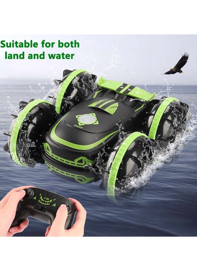 Y&D Amphibious Stunt Remote-Controlled Toy Car Children's Electric Double-Flipping Dump Truck Stunt Off-Road Vehicle Perfect Gift for Kids in Birthday Eid Holiday - Image 5