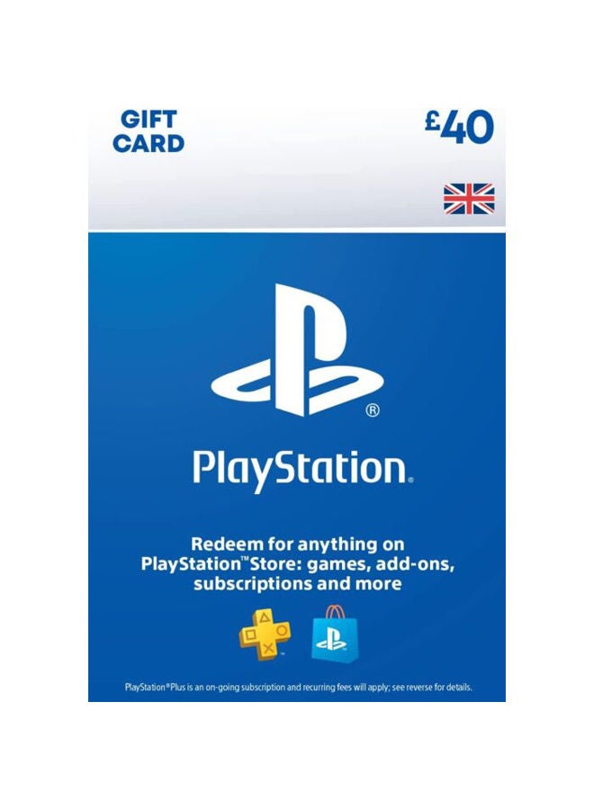 Playstation UK 40 Euro Gift Card