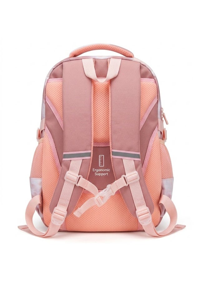 Cocobee Backpack, Adjustable Shoulder Strap, Zipper Closure, Side Bottle Pocket 5 Years+, Pink - 15 Inches - Image 2