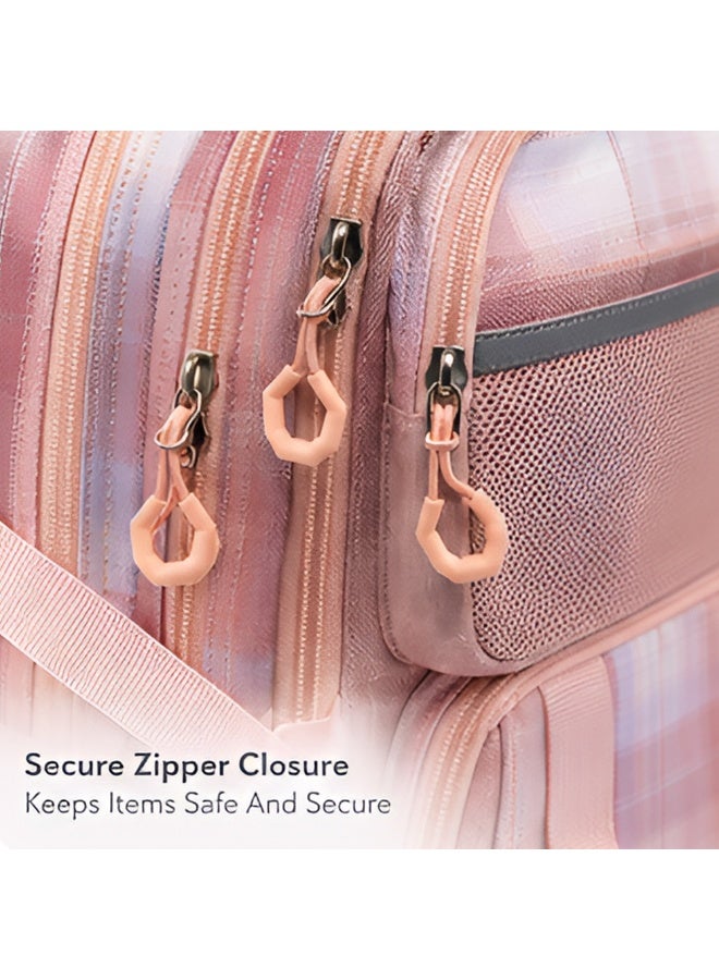 Cocobee Backpack, Adjustable Shoulder Strap, Zipper Closure, Side Bottle Pocket 5 Years+, Pink - 15 Inches - Image 5