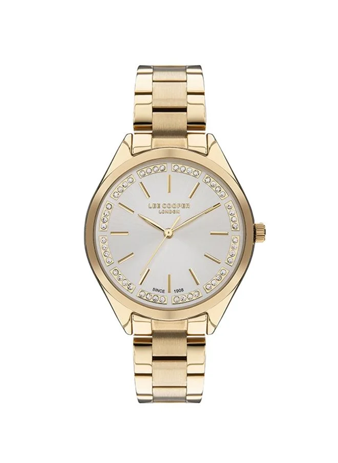 لي كوبر Lee Cooper LC07497.130 Women's Analog Display Watch & Metal Strap Gold