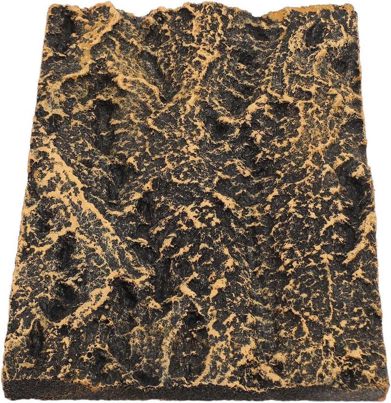Rock Terrarium Background, Reptile Tank Background Board with High Simulation Stone Texture, PU Habitat Climbing Board Decoration for Aquarium and Vivarium (17.5 * 13cm) - Image 5