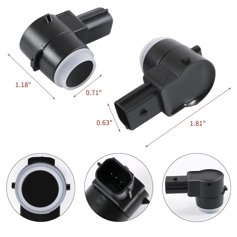 JDMSPEED New 15239247 Set Of 4 Pcs Rear Bumper Backup Parking Sensor w/O-ring 25961317 - Image 5