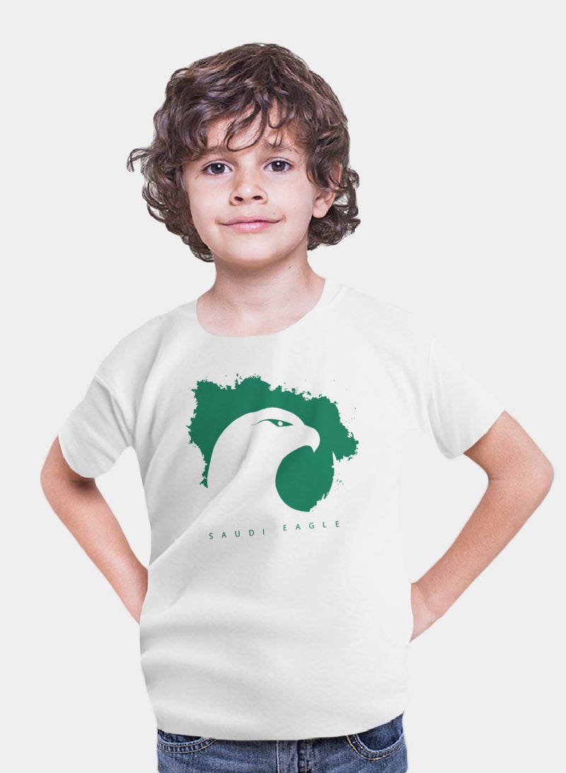 Fashion World Cotton T-shirt Printed with High-quality Saudi national team - Image 1