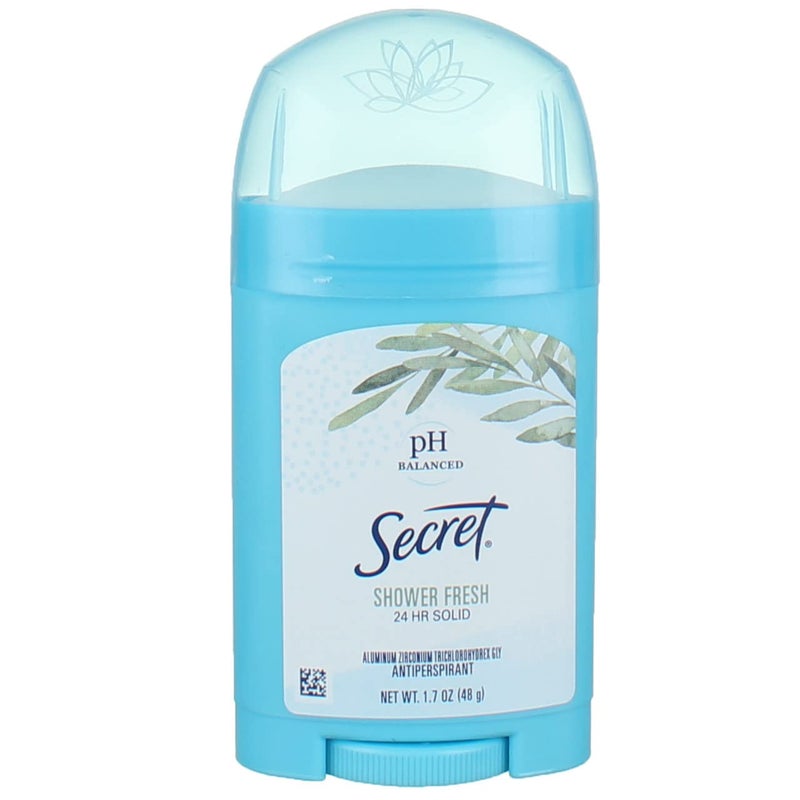 Secret Anti-Perspirant Deodorant Solid Shower Fresh 1.70 oz (Pack of 2) - Image 1