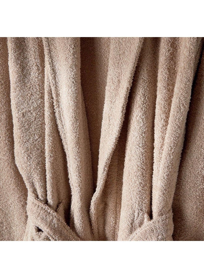 تى ام هوم روب حمام فندقي فاخر من TM HOME – قطن طبيعي 100% بملمس وبر فاخر عالي الكثافة – لون كافيه أنيق يجمع بين الدفء والرقي – تصميم مريح يناسب الرجال والنساء بمعايير فندقية عالمية - Image 3