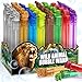 MAPIXO 32 Pack Wild Animal Party Favors for Kids Mini Bubble Wands Bulk Toys Jungle Birthday Decoration Safari Goodie Bag Pinata Stuffer Supplies Zoo Prizes Box Filler LionDog Return Gifts for Toddler - Image 3