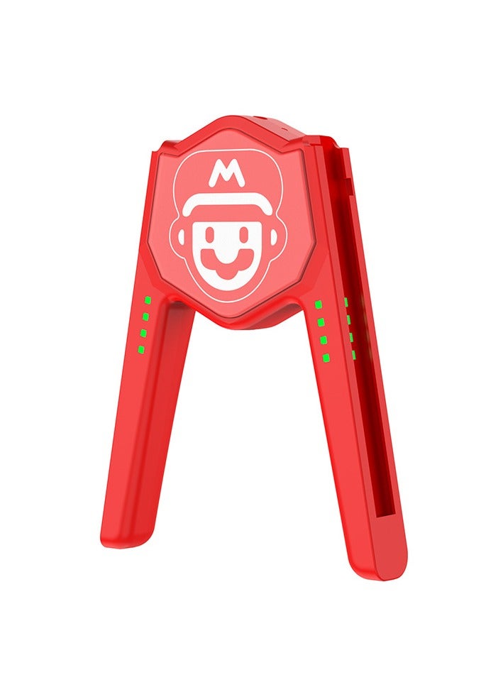 General Nintendo Switch/OLED Charging Grip 2-in-1 Grip for Joy Con Joystick Charging Comfort V-Shaped Game Controller with Battery Indicator  - Image 1