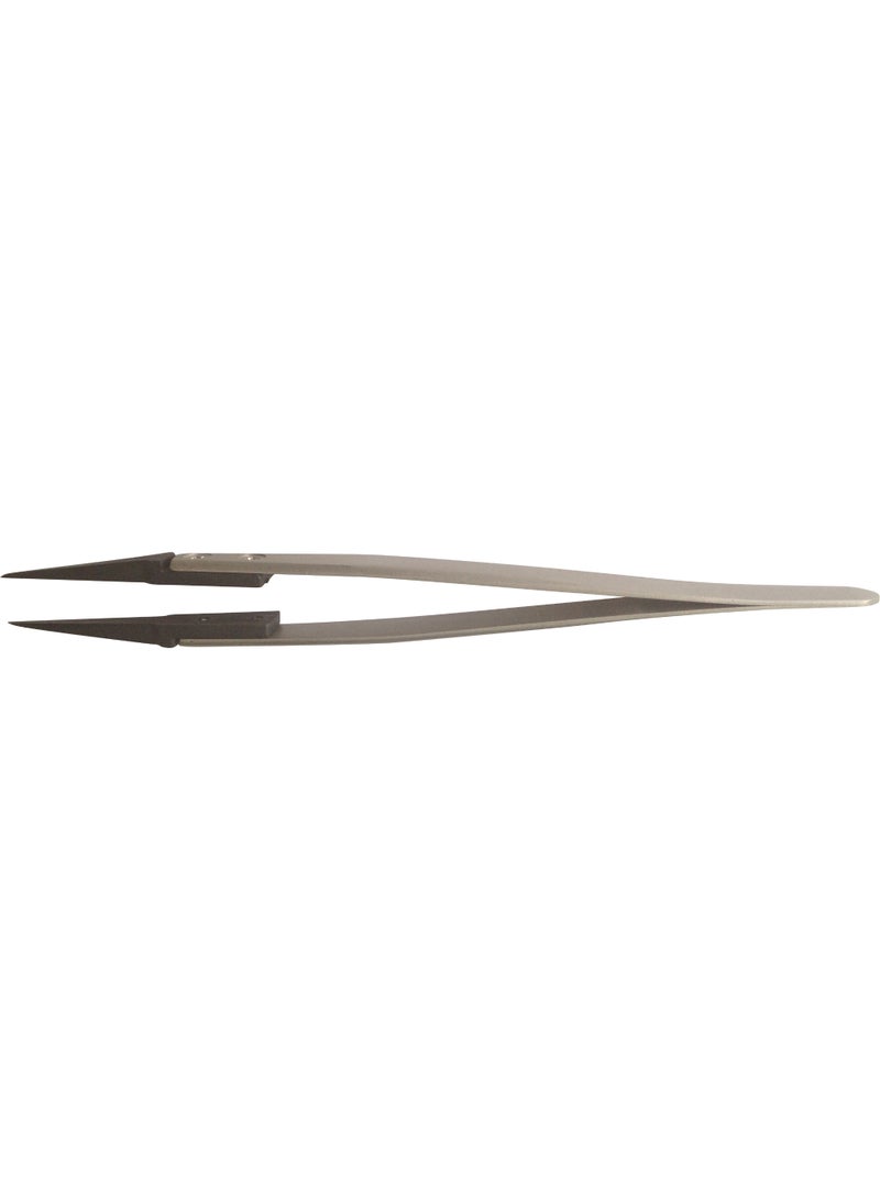 jetechtool Jetech Precision Tweezers, Anti-static Stainless Steel Pointed Tweezers for Electronics, Crafts, Soldering, Welding, Experimental Work, and Jewelry Making Industrial Tweezers, 130mm - ETT-1 - Image 2
