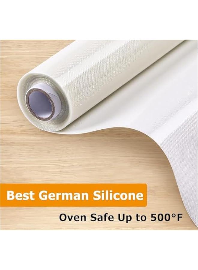 Silic Baking Mat Roll Food Grade Silic NonSlip Pastry Mat NonStick Reusable Air Fryer Linner Counter Mat Oven Liner Freeze Dryer Mat  12IN x 8 FT - Image 5