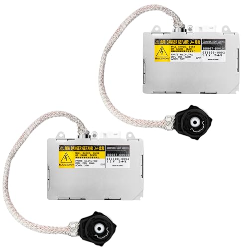 FAKAFY HID Headlight Ballast with Igniter 35W CAN-Bus for Lexus IS300 ES300 ES350 Toyota Prius - Replaces OE# KDLT002 DDLT002 Error Free Xenon Headlight Extreme Temperature Resistance (2pcs) - Image 1
