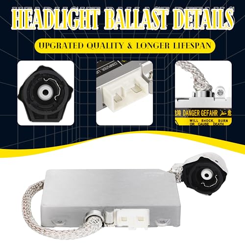 FAKAFY HID Headlight Ballast with Igniter 35W CAN-Bus for Lexus IS300 ES300 ES350 Toyota Prius - Replaces OE# KDLT002 DDLT002 Error Free Xenon Headlight Extreme Temperature Resistance (2pcs) - Image 4