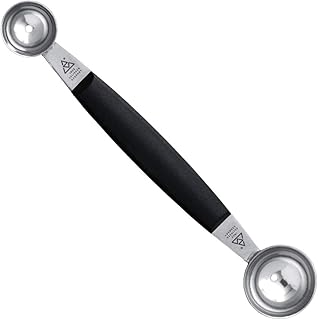 triangle Triangle Germany Double Melon Baller, Two-sided 22/30mm Stainless Steel Scoop for Fruit, Butter and More, - Image 1