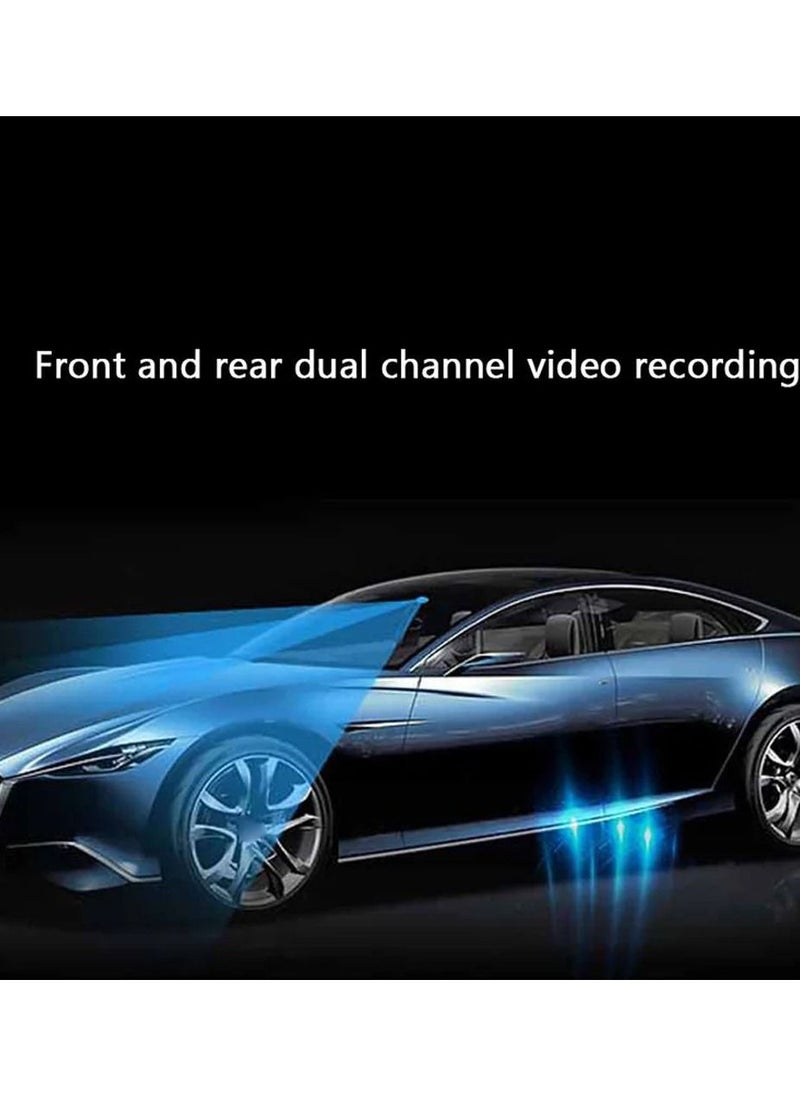 Furtey - 1080P 3.0IPS Display Screen Tachograph, 140 Degree Wide Angle, Front+Rear Dual Lens Car Video Drive Recorder, Enhanced Night Vision Support Loop Recording - Image 1