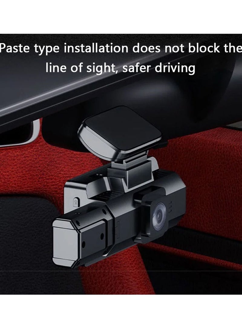 Furtey - 1080P 3.0IPS Display Screen Tachograph, 140 Degree Wide Angle, Front+Rear Dual Lens Car Video Drive Recorder, Enhanced Night Vision Support Loop Recording - Image 1