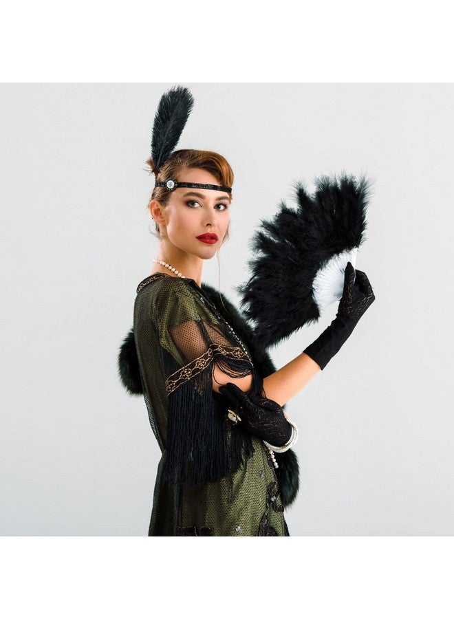 مايتيز ريش نعام طبيعي كبير من مايتي، 90 قطعة، مقاس 14-16 بوصة (35-40 سم)، 12-14 بوصة (30-35 سم)، 10-12 بوصة (25-30 سم)، ريش نعام لقطع الزينة المركزية، ريش نعام لحفلات الزفاف (أسود) - Image 4