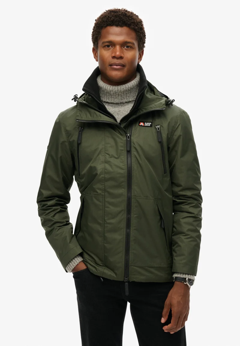 Hooded Mountain Windbreaker Jacket