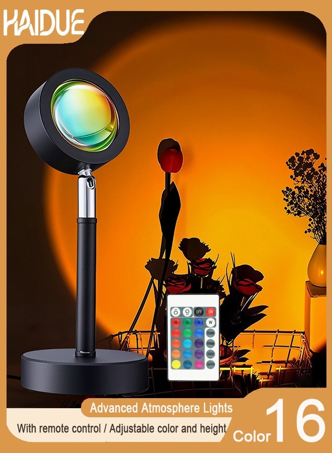 Haidue 16 Color Adjustable Lights, Sunset Lights Sunset Lights, Advanced Atmosphere Lights, Can Adjust the Height - Image 1