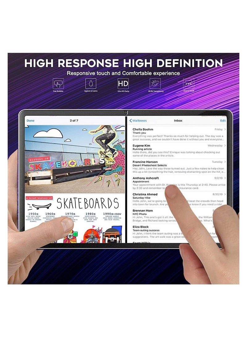 HEXABEX Samsung Tab S8 11" (SM-X700/SM-X706) Tempered Glass Screen Protector Clear - Image 3