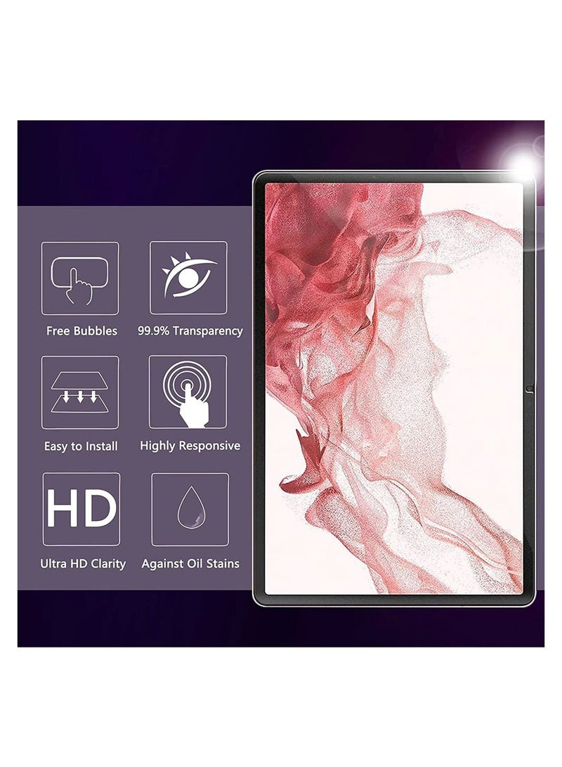 HEXABEX Samsung Tab S8 11" (SM-X700/SM-X706) Tempered Glass Screen Protector Clear - Image 2