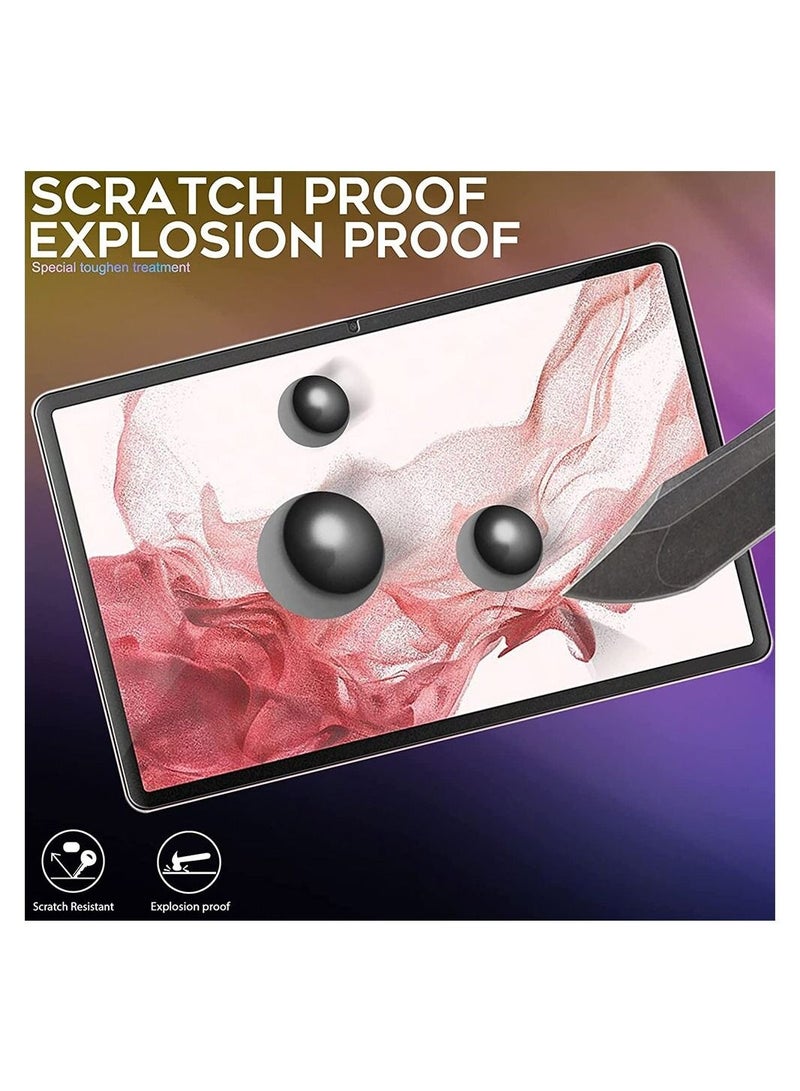 HEXABEX Samsung Tab S8 11" (SM-X700/SM-X706) Tempered Glass Screen Protector Clear - Image 4