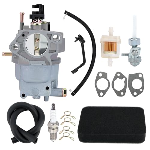 Buckbock 0J58620157 Carburetor for Generac GP5500 GP7500E GP6500 GP6500E GP5000 RS5500 Huayi Ruixing 13HP 14HP 15HP 16HP 188F 190F Generator Carb with Air Filter Spark Plug Tune Up Kit Replace 0G8442A111 - Image 1