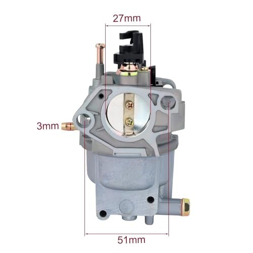 Buckbock 0J58620157 Carburetor for Generac GP5500 GP7500E GP6500 GP6500E GP5000 RS5500 Huayi Ruixing 13HP 14HP 15HP 16HP 188F 190F Generator Carb with Air Filter Spark Plug Tune Up Kit Replace 0G8442A111 - Image 2