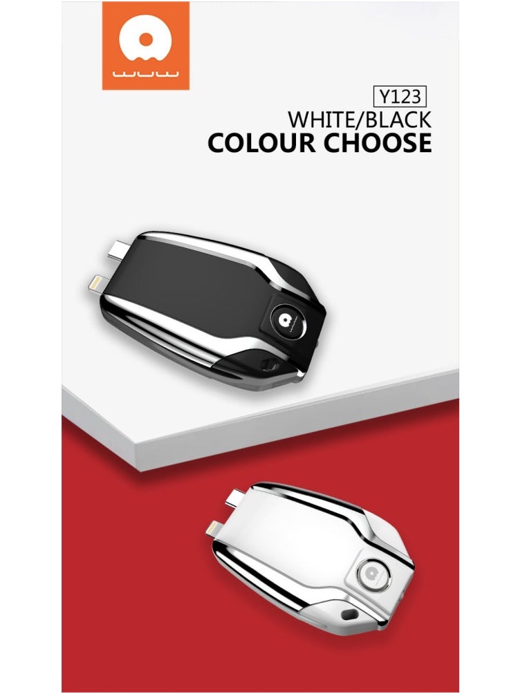 WUW - Wuw Emergency Power Bank 1500mAh Portable Mini Power Bank Mobile Charger - Image 1
