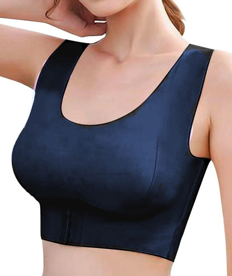 كارما® برا حريمي كومفورت مبطن لون كحلي - Image 1